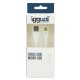 iggual IGG316931 cable USB 1 m USB 2.0 USB A Micro-USB A Blanco